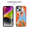 iPhone 14 case, artistic design, compatible, drop resistant.