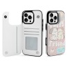 iPhone 16 case with card slot and cartoon design, providing 360-degree protection.