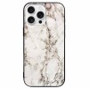 iPhone 16 Series glass case with marble pattern, anti-scratch protection