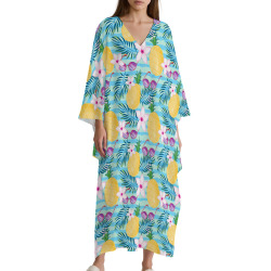Women's One Size Plus Size Long Dress
