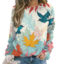 Custom Women's New Raglan Crew Neck Sweatshirt