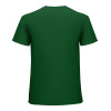 Green 100% Cotton Men's T-shirt - Back View