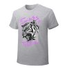 Men's gray cotton 'Fearless Tiger' graphic T-shirt, collection.