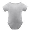 White baby bodysuit made of soft cotton for newborns and infants, skin-friendly and comfortable.
