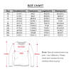Size chart for soft women's pajama set, showing measurements in cm and inches.