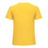 Yellow 100% cotton men's t-shirt - back view | Inkedjoy product