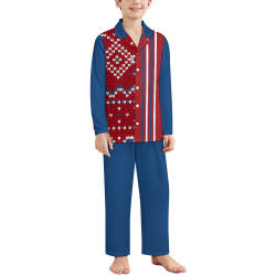 Children's long sleeved pajamas