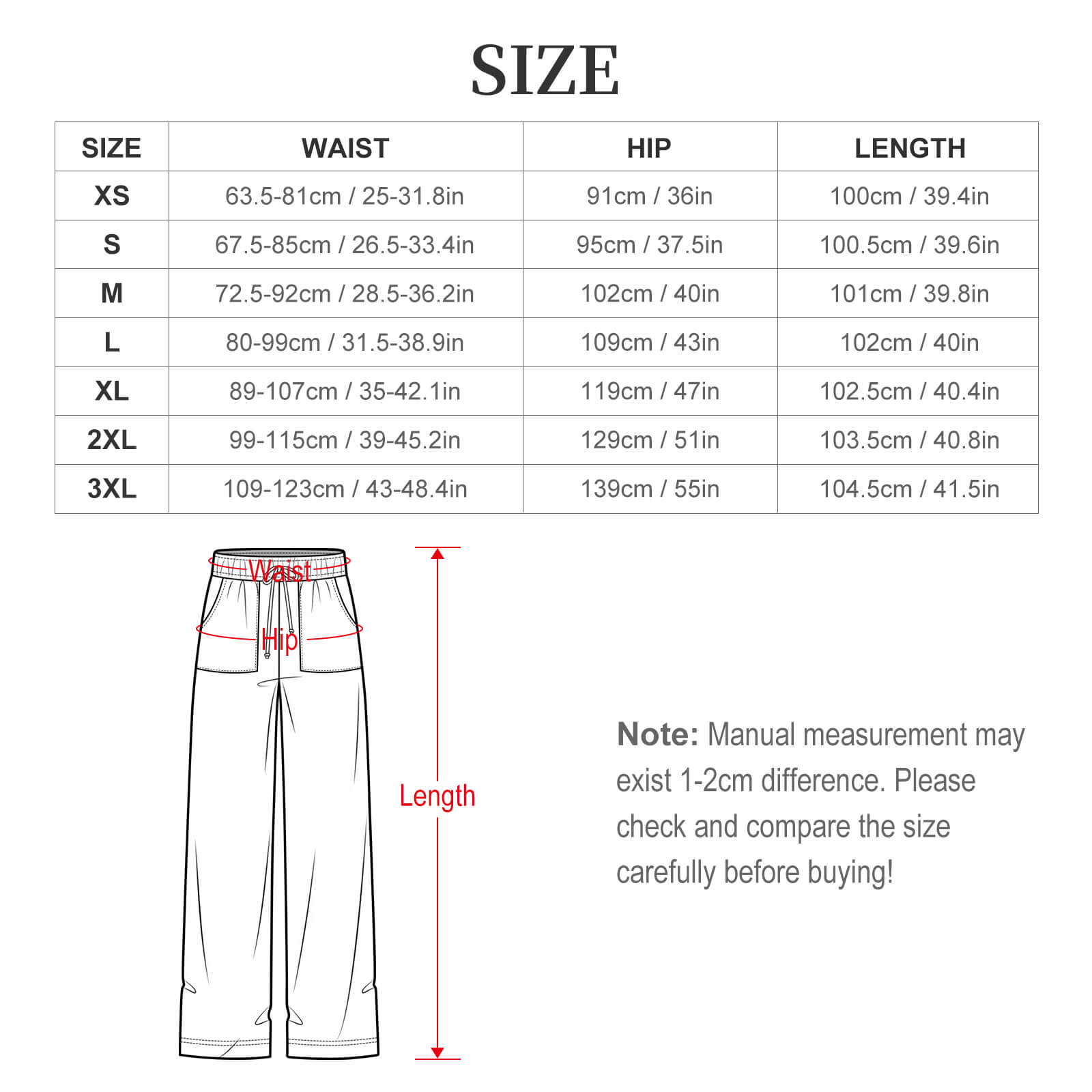 print on demand Trousers
