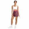 Pink zebra and leopard print light proof trouser skirt with pockets, showcasing the design and material.