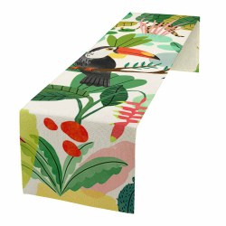 Custom linen table runner