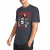 Dark blue cotton short-sleeved T-shirt with AMERICAN LEGEND gorilla graphic print.