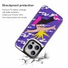 iPhone 14 case with card slot and unique swimming design, shockproof and drop resistant.