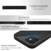 iPhone 12 Series Black Case: Anti-fall protection with precise fit, camera and lip protection.