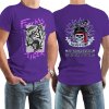Purple cotton Fearless Tiger T-shirt, men's new collection