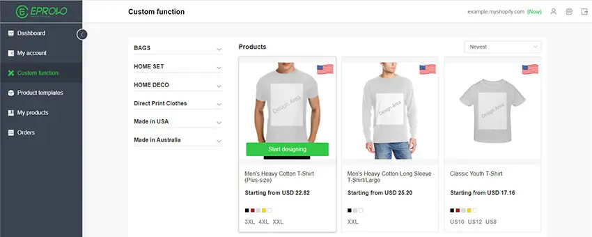 shopify dropshipping