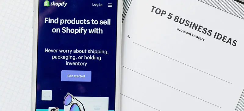dropshipping da shopify impressão sob demanda