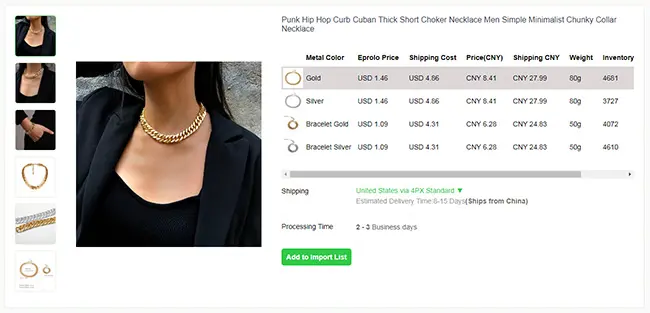 dropshipping jewelry suppliers