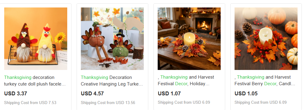 Thanksgiving Home & Table Decor