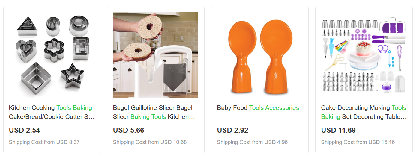 Thanksgiving kitchen and cooking items