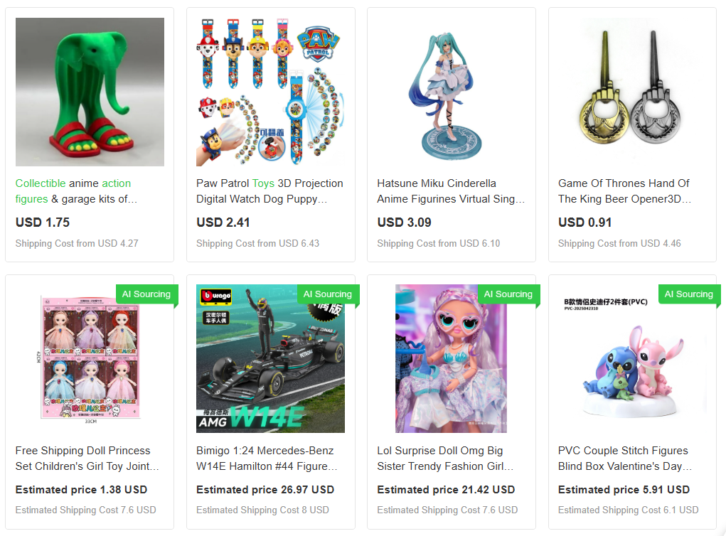 Toy Cars, Action Figures, and Collectible Toys