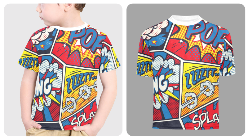 Print on demand boys t-shirt