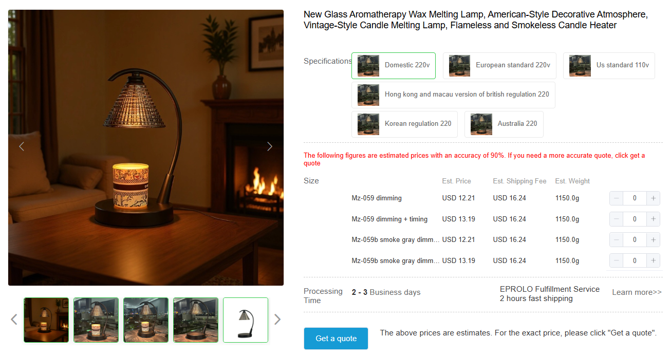 Candle Warmer Lamps