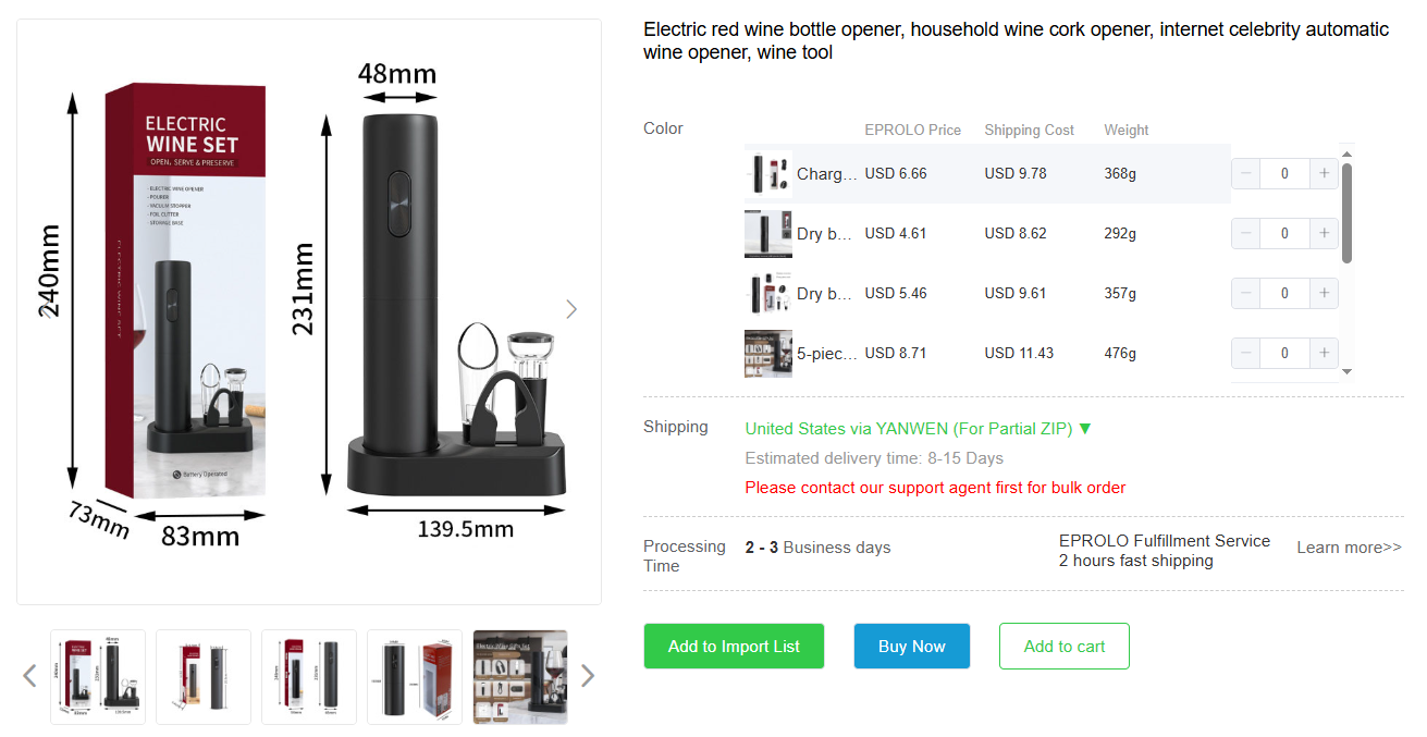 Electric Wine Openers