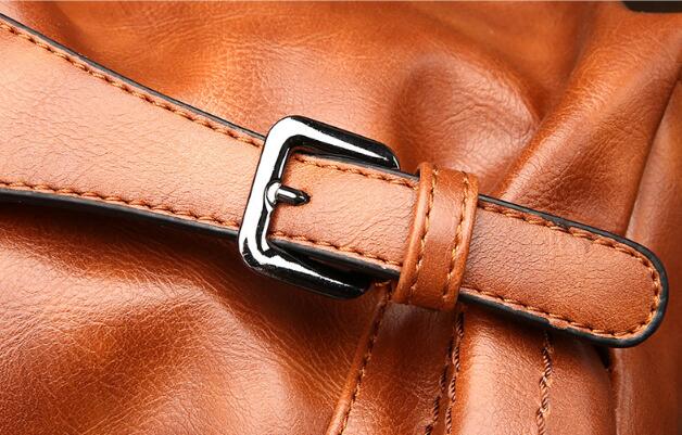 European beauty oil wax leather shoulder diagonal bag handbag ladies bag