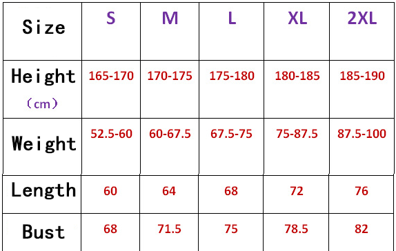 Sports shirt K12-Quick-drying men's compression sports shirt-Size chart-6.png