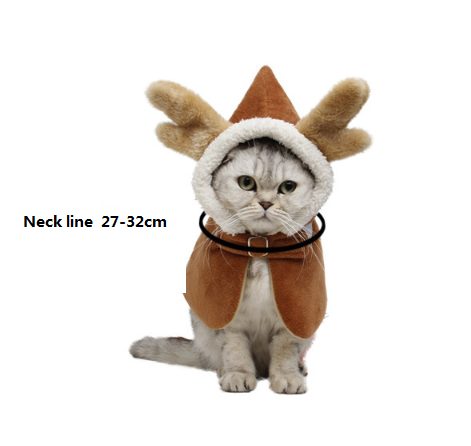 Funny Elk Cat Costume