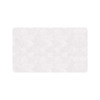 White rubber doormat made in USA, 30x18 inches, non-slip backing for indoor/outdoor use.