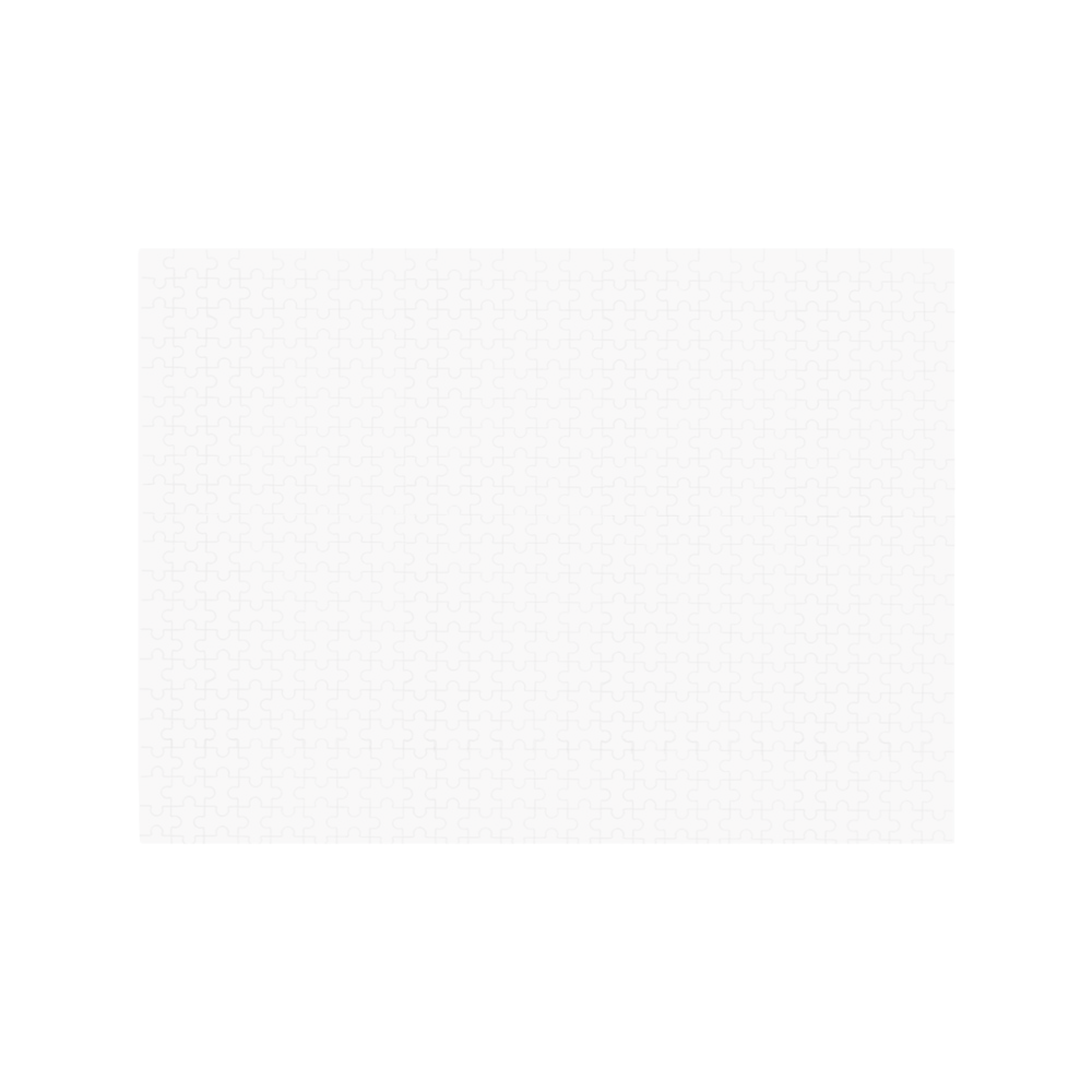 500-Piece Wooden Photo Puzzle with Light Gray Pieces