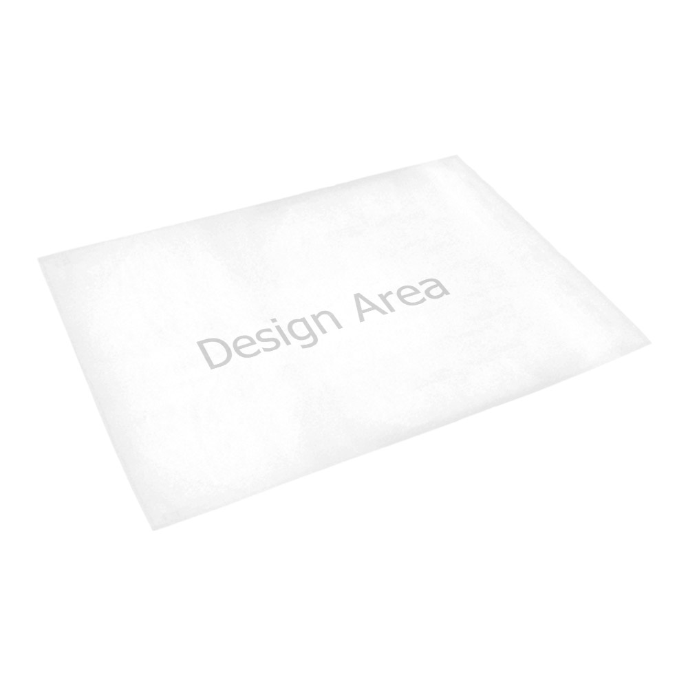 Azalea Doormat - Design Area text, plush sponge material, ideal for indoor use.