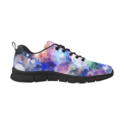 Men's Model 055 Breathable Sneakers with Colorful Print