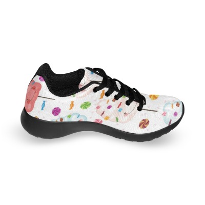 Women's Sneakers with Colorful Pattern - Model 020