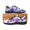 Men's Breathable Sneakers (Model 055) with Colorful Printing, Mesh Cloth, Sports Shoes