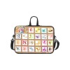 Classic 10-inch Laptop Sleeve with Colorful Pattern and Adjustable Strap