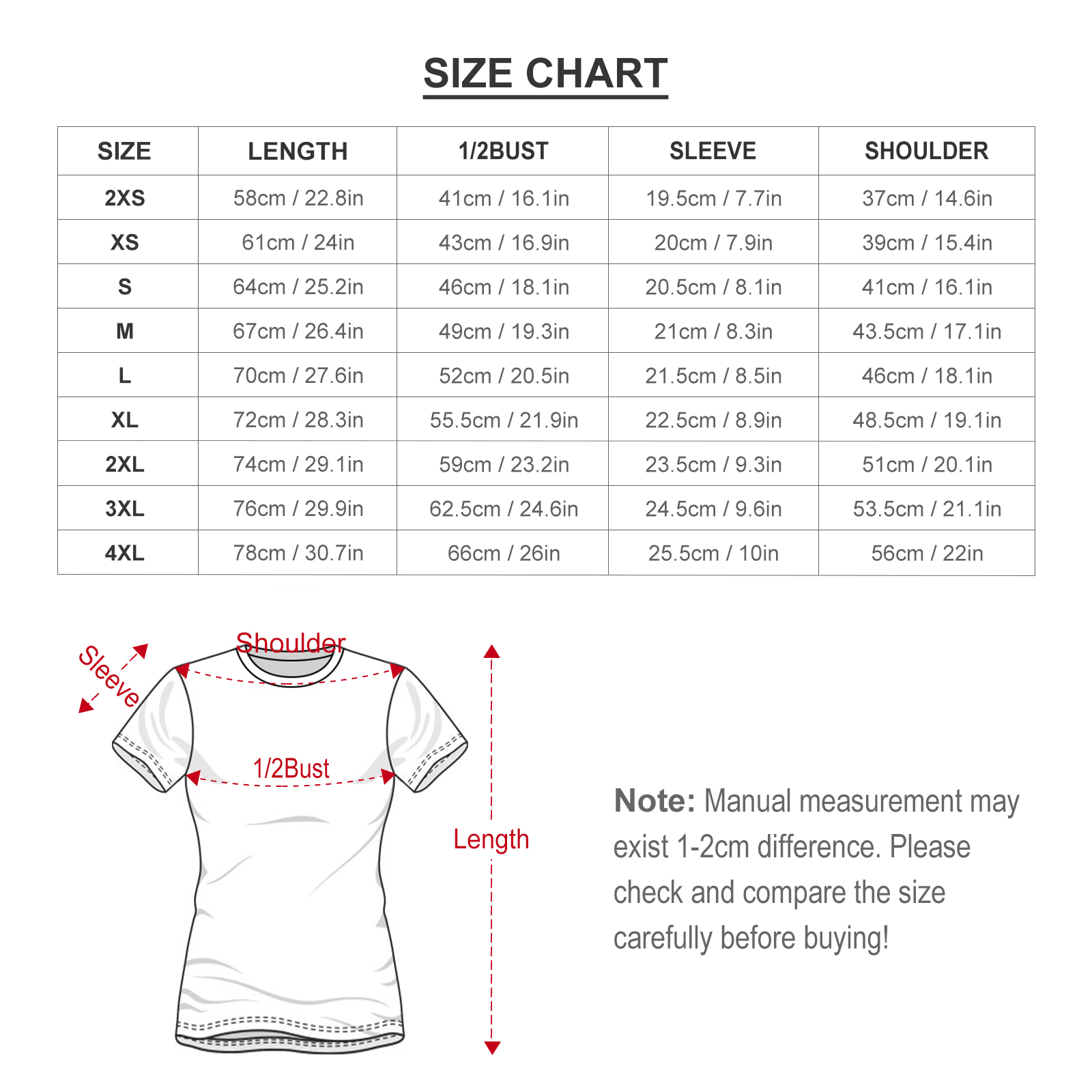 print on demand T-shirt