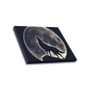 Wolf howling at the moon canvas print, 16x12, perfect for living room decor made in USA