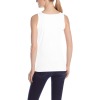 Gildan Women's White Tank Top, Cotton, Slim Fit for Activities