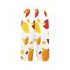 Women's Cropped Pajama Pants (L66) featuring a vibrant all-over colorful leaf print, perfect for casual wear and relaxation.