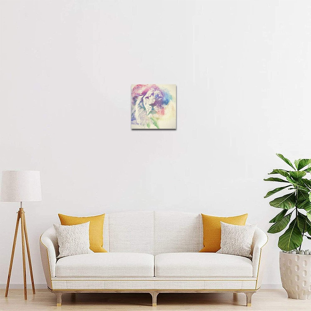 6x6 Frame Canvas Print - Watercolor Painting