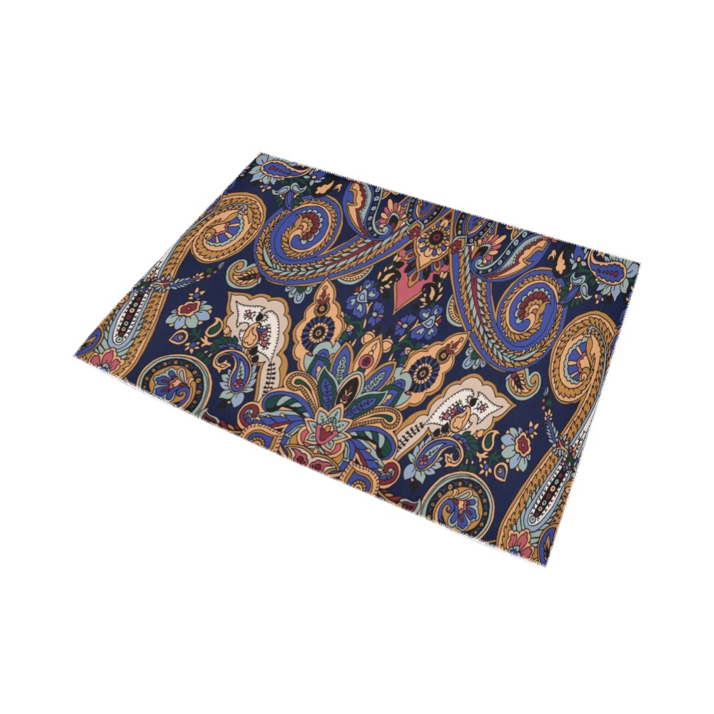 7x5 Paisley Area Rug for Living Room - Polyester