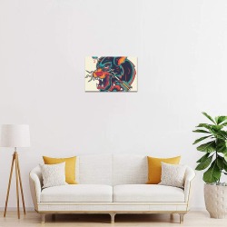 Framed Canvas Print 12" x 8"