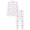Women's All Over Print Pajama Set (Sets 07) with anchor pattern, 100% polyester, comfy sleepwear