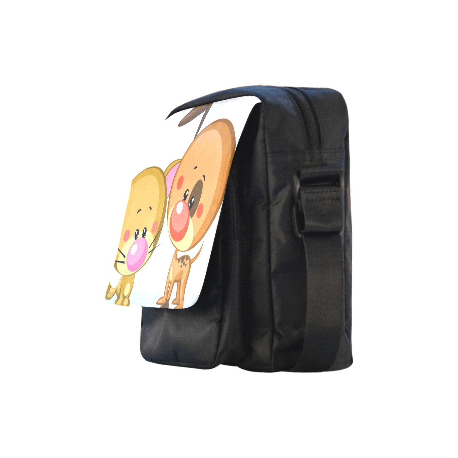 Custom Cross-body Nylon Bag with Cartoon Design - Stylish and Personalized for Women