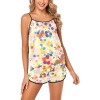 Women's Spaghetti Strap Floral Pajama Set