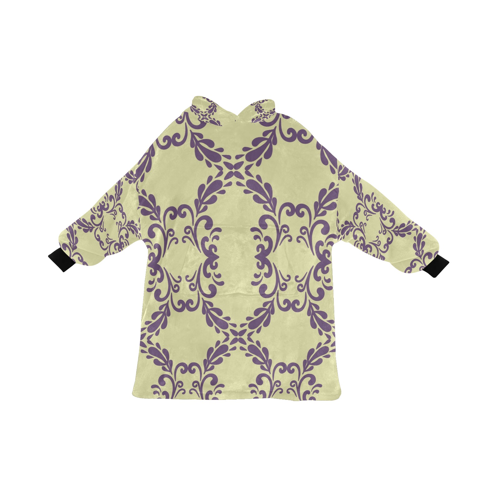 Men's Blanket Hoodie with Floral Pattern | Super soft fleece, warm and comfortable