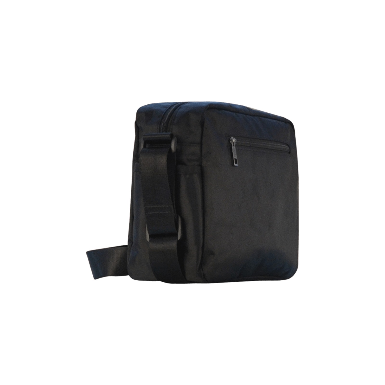 Black Classic Cross-body Nylon Bag Model 1632 with adjustable strap
