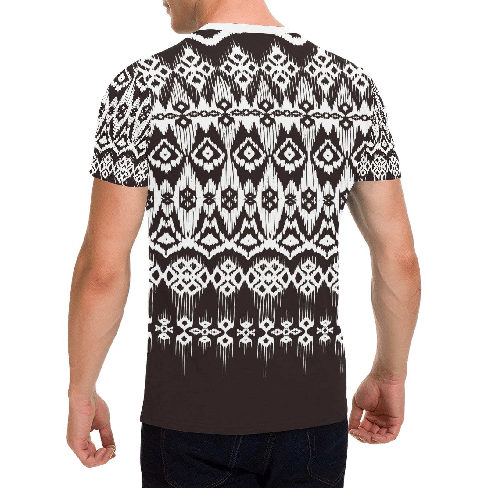 Men's All Over Print T-Shirt (Model T56), Abstract Pattern, Polyester